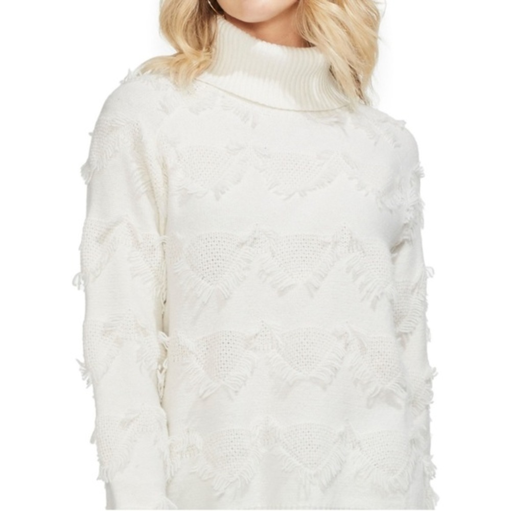 Vince Camuto Cream Turtleneck Sweater